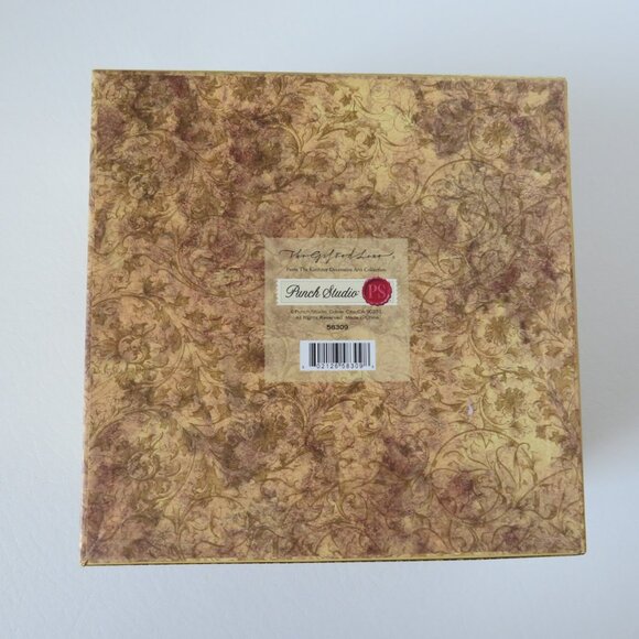 Vintage Punch Studio Renaissance Angel Playing Lute Keepsake Storage Gift Box - Picture 6 of 12